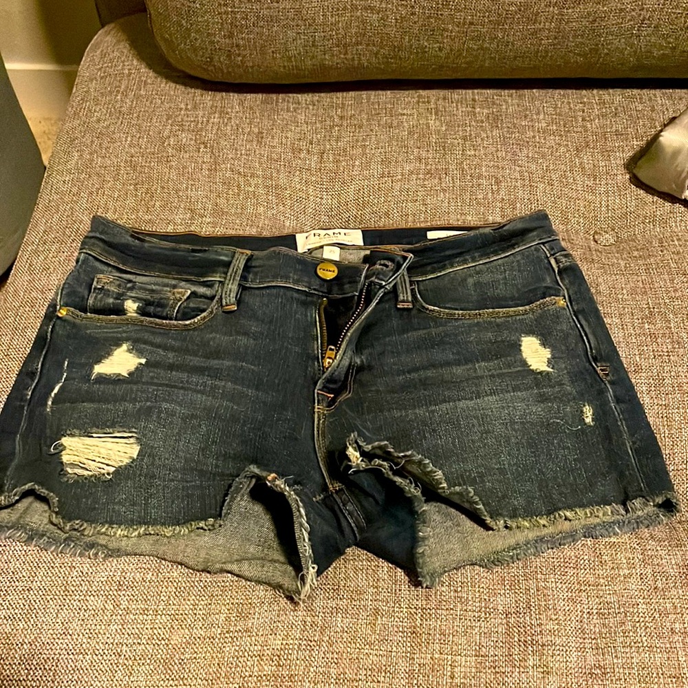 Barely work Frame  denim shorts